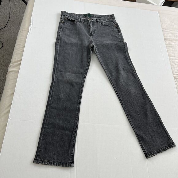 Ralph Lauren Jeans Co. Womens 6 Petite Black Wash Denim Casual 27” Inseam 28” W - Picture 3 of 10